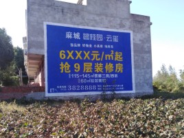 会同品牌公司青睐的墙体广告