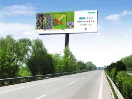 会同高速擎天柱广告牌的特点和优势