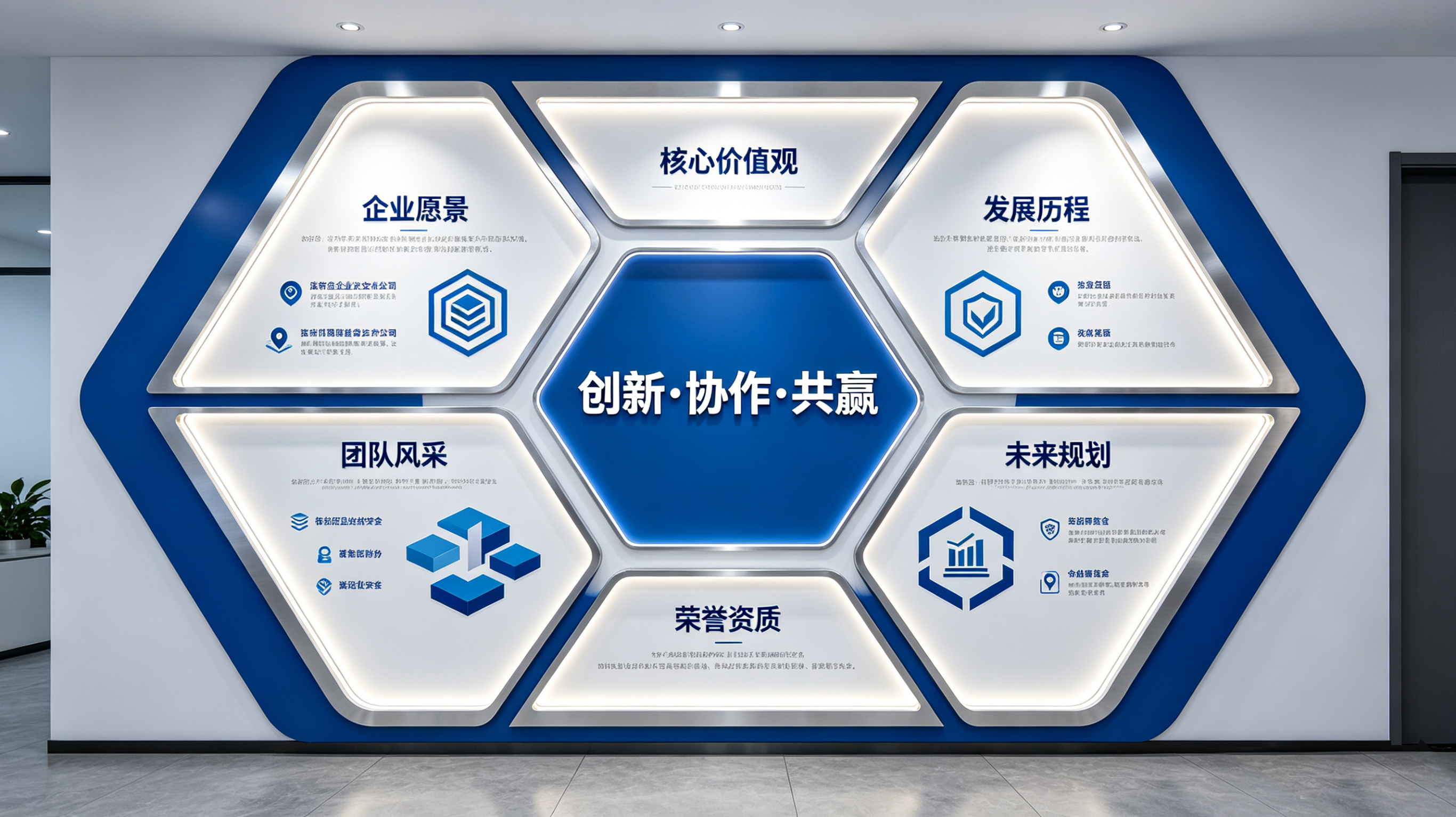 会同企业文化墙六边形避坑指南（新手常犯5个错误）
